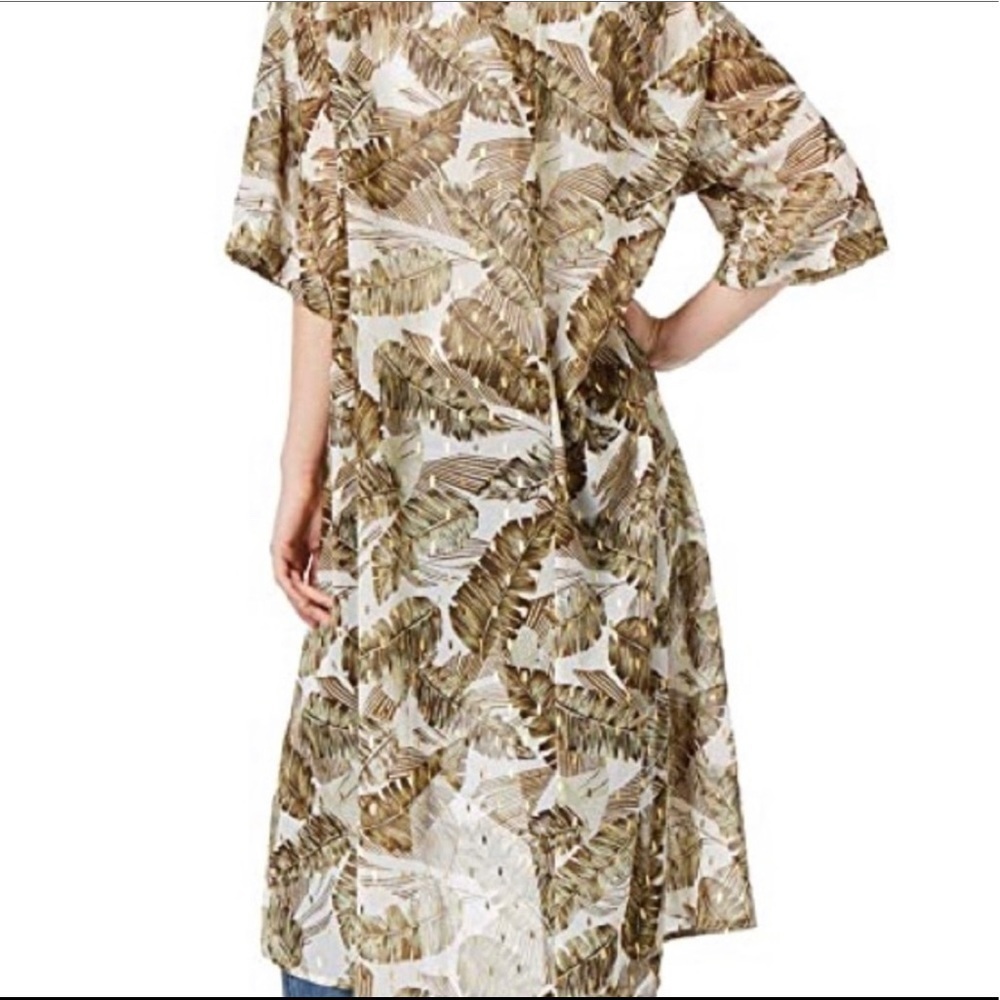 Gypsies & Moondust Cover Up Kimono Leaves - Picture 2 of 10